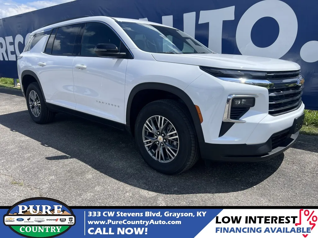 White 2025 Chevrolet Traverse LT for sale in Grayson, KY