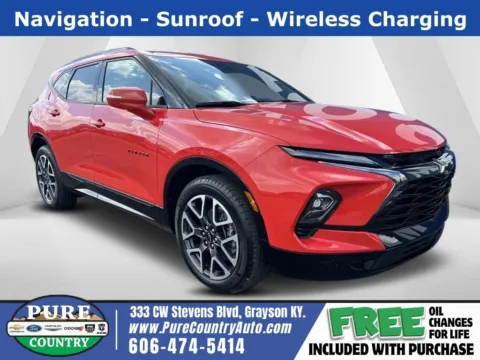 Black 2025 Chevrolet Blazer RS for sale in Grayson, KY