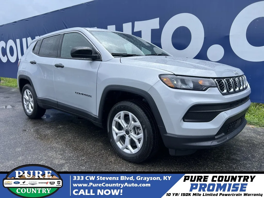 Silver 2025 Jeep Compass Sport for sale in Grayson, KY