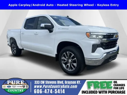 White 2025 Chevrolet Silverado 1500 LT for sale in Grayson, KY