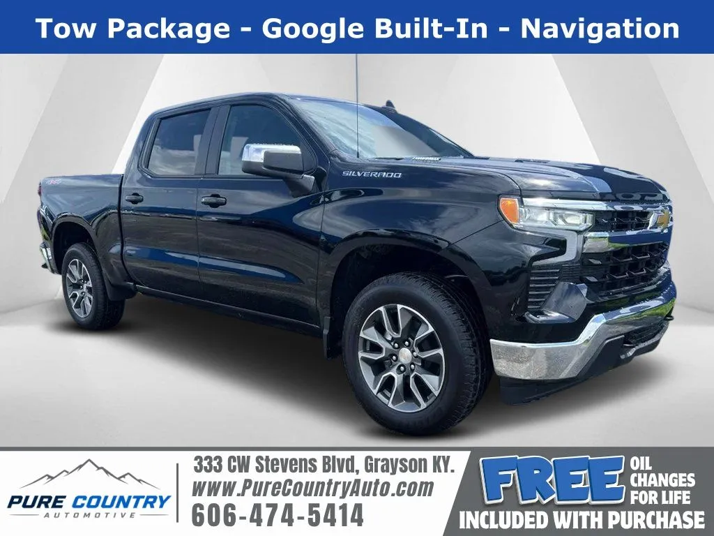 Black 2025 Chevrolet Silverado 1500 LT for sale in Grayson, KY