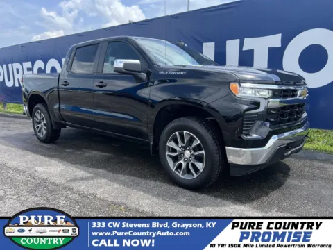Black 2025 Chevrolet Silverado 1500 LT for sale in Grayson, KY