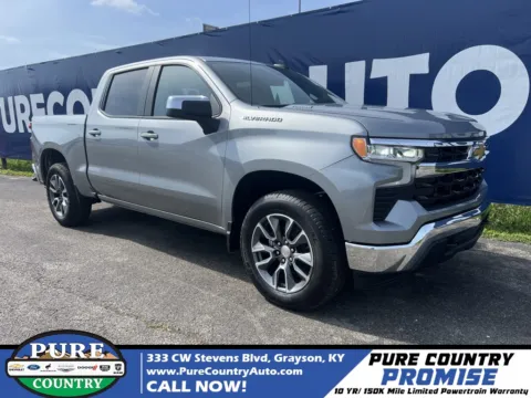 Gray 2025 Chevrolet Silverado 1500 LT for sale in Grayson, KY