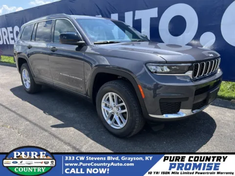 Gray 2025 Jeep Grand Cherokee L Laredo for sale in Grayson, KY