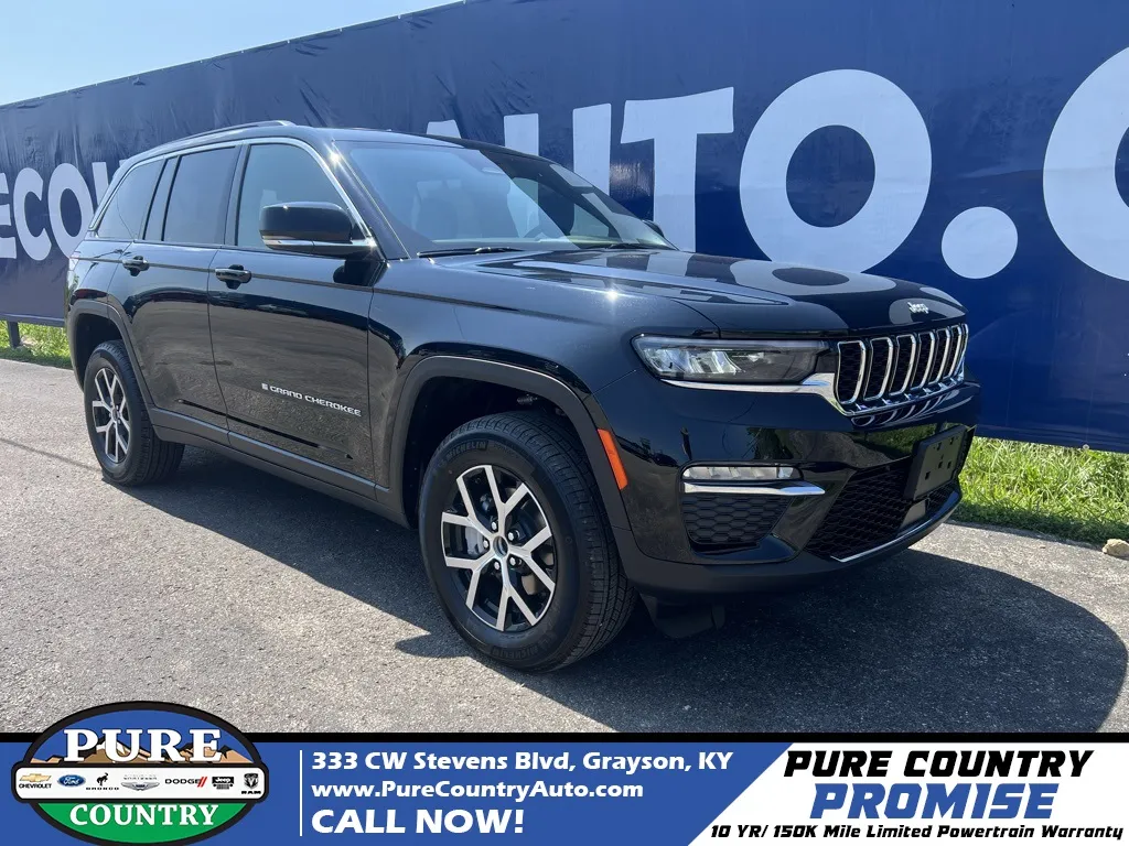 Black 2025 Jeep Grand Cherokee Limited for sale in Grayson, KY