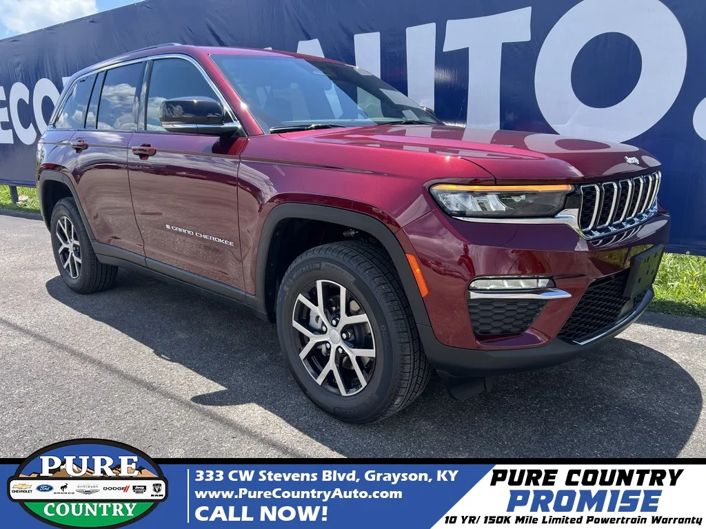 Red 2025 Jeep Grand Cherokee Limited for sale in Grayson, KY