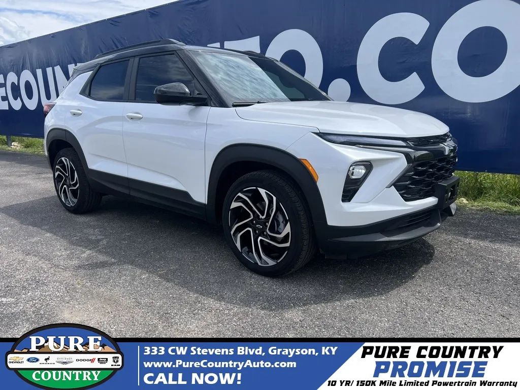 White 2025 Chevrolet TrailBlazer RS for sale in Grayson, KY