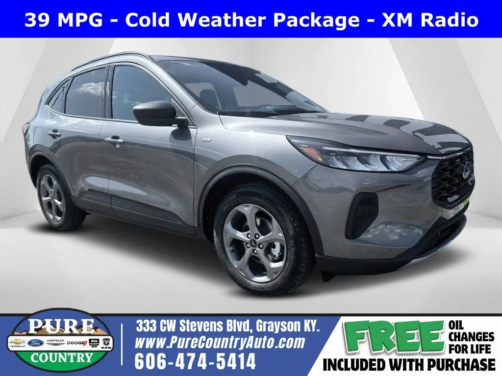 Gray 2025 Ford Escape Hybrid ST-Line for sale in Grayson, KY