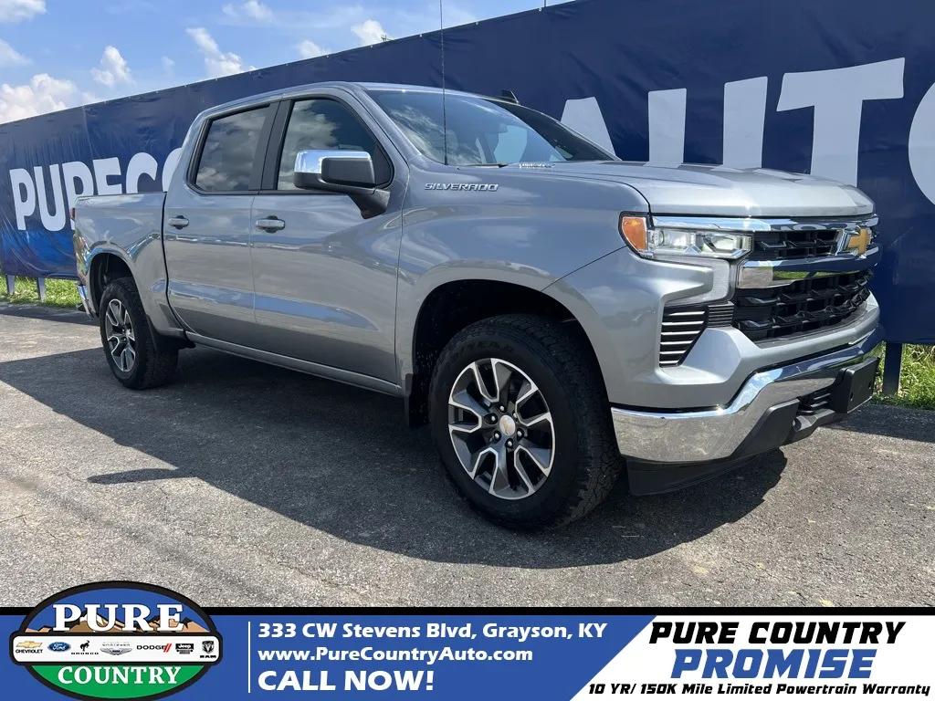 Gray 2025 Chevrolet Silverado 1500 LT for sale in Grayson, KY