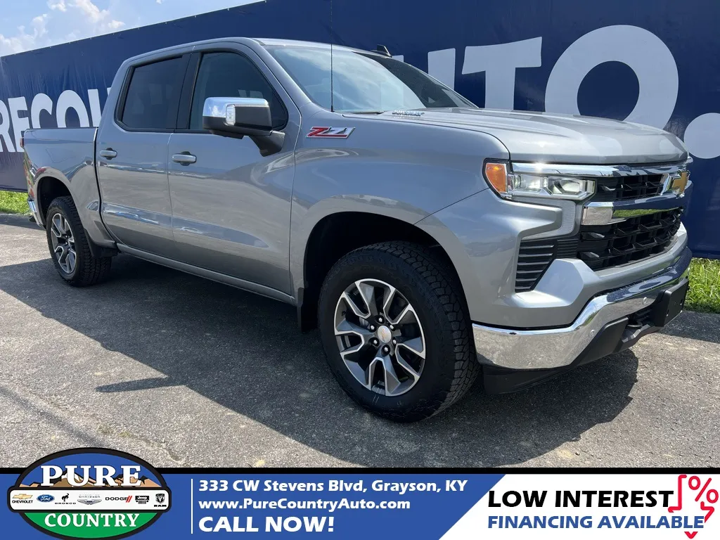 Gray 2025 Chevrolet Silverado 1500 LT for sale in Grayson, KY