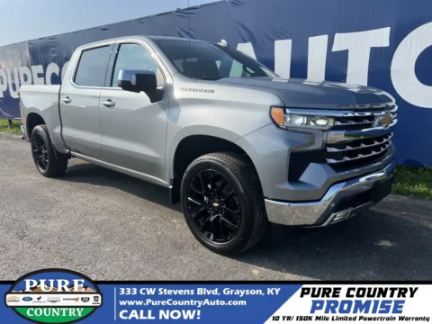 Gray 2025 Chevrolet Silverado 1500 LTZ for sale in Grayson, KY