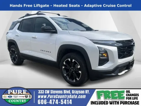 White 2025 Chevrolet Equinox RS for sale in Grayson, KY