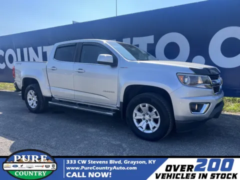 Silver 2017 Chevrolet Colorado LT for sale in Grayson, KY