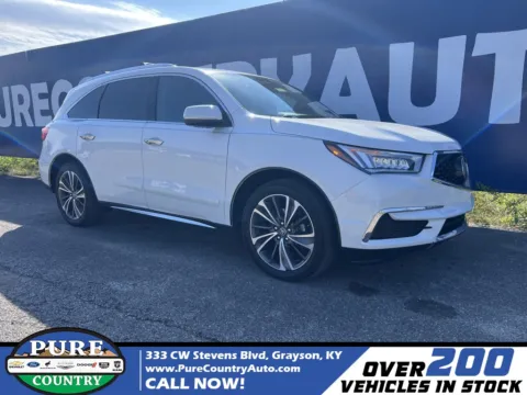 White 2020 Acura MDX Technology for sale in Grayson, KY