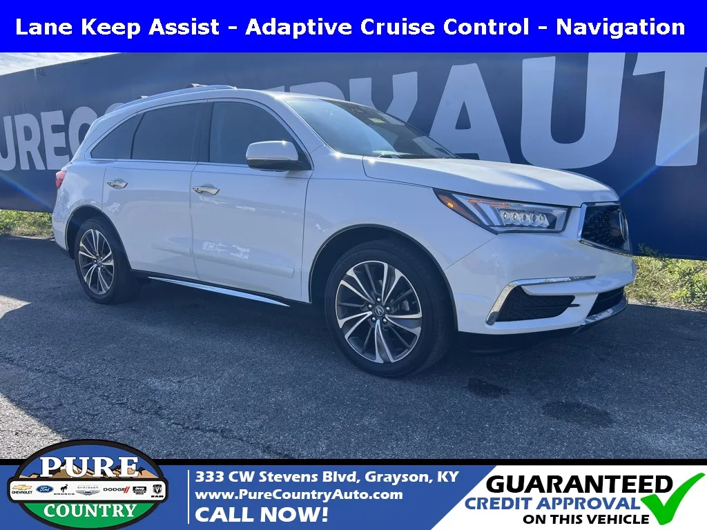 White 2020 Acura MDX Technology for sale in Grayson, KY