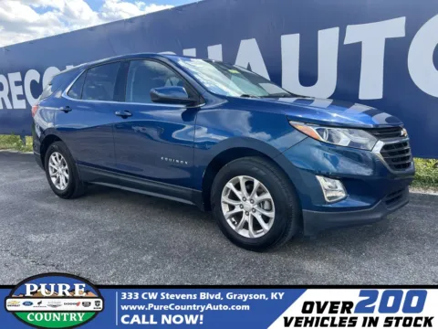 Blue 2019 Chevrolet Equinox LT for sale in Grayson, KY