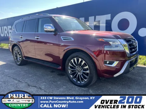 Red 2022 Nissan Armada Platinum for sale in Grayson, KY