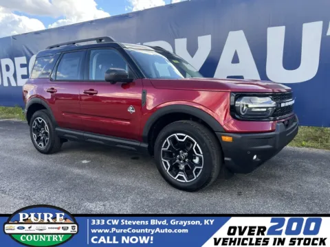 Red 2025 Ford Bronco Sport Outer Banks for sale in Grayson, KY