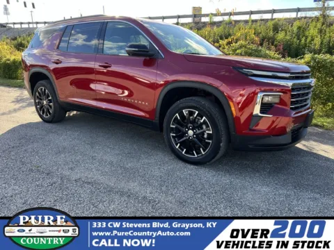 Red 2025 Chevrolet Traverse LT for sale in Grayson, KY