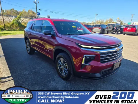 Red 2025 Chevrolet Traverse LT for sale in Grayson, KY