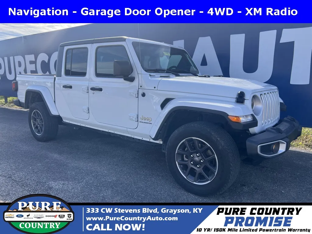 White 2023 Jeep Gladiator Overland for sale in Grayson, KY