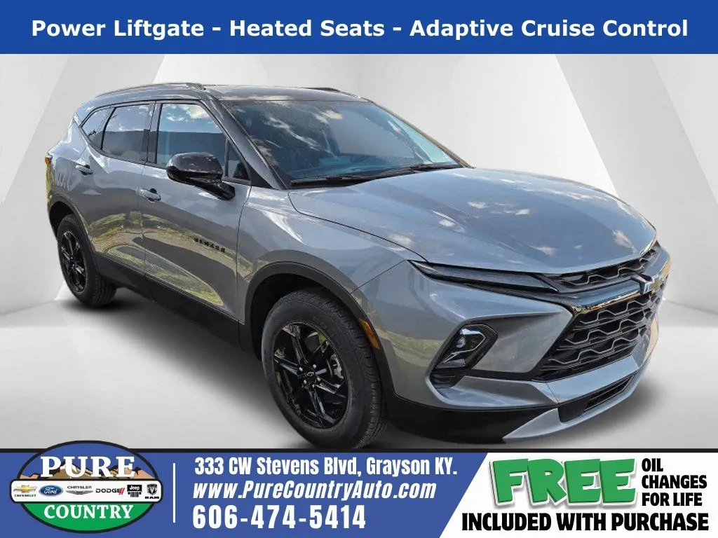 Gray 2025 Chevrolet Blazer LT for sale in Grayson, KY