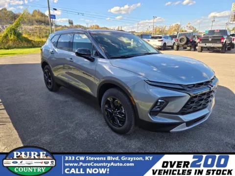 Gray 2025 Chevrolet Blazer LT for sale in Grayson, KY
