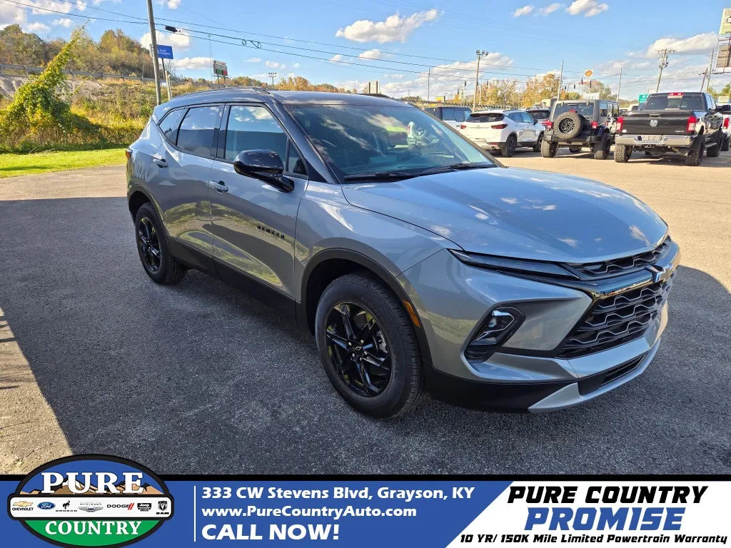 Gray 2025 Chevrolet Blazer LT for sale in Grayson, KY