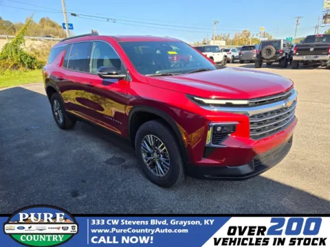 Red 2025 Chevrolet Traverse LT for sale in Grayson, KY