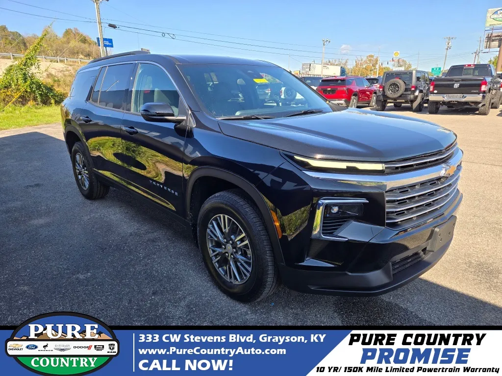 Black 2026 Chevrolet Traverse LT for sale in Grayson, KY