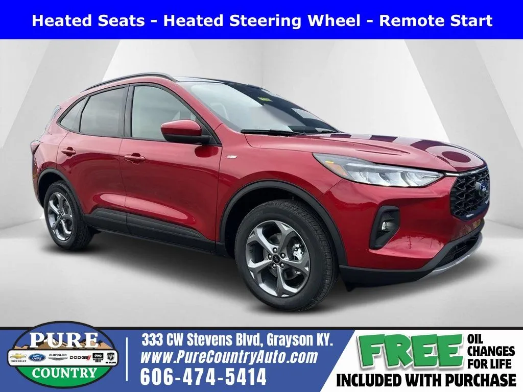 Red 2026 Ford Escape Hybrid ST-Line Select for sale in Grayson, KY