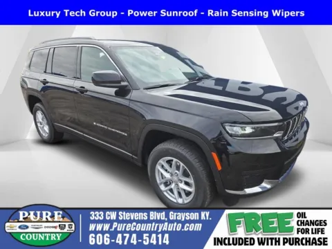 Black 2025 Jeep Grand Cherokee L Laredo for sale in Grayson, KY