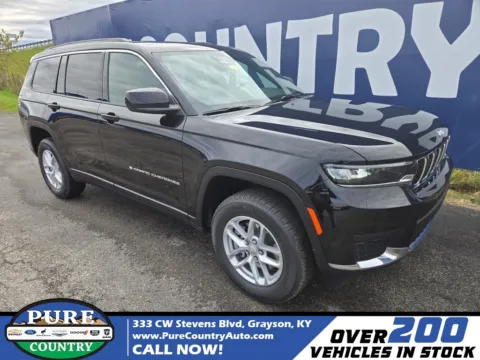Black 2025 Jeep Grand Cherokee L Laredo for sale in Grayson, KY