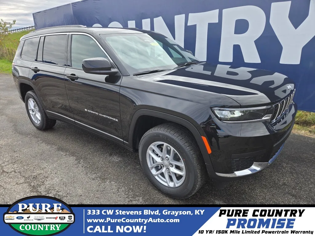 Black 2025 Jeep Grand Cherokee L Laredo for sale in Grayson, KY