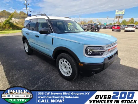 Blue 2025 Ford Bronco Sport Heritage for sale in Grayson, KY