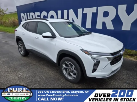 Red 2025 Chevrolet Trax LT for sale in Grayson, KY