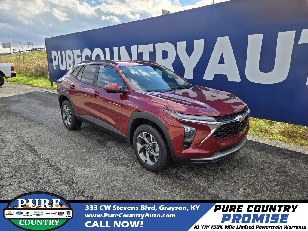 Red 2025 Chevrolet Trax LT for sale in Grayson, KY