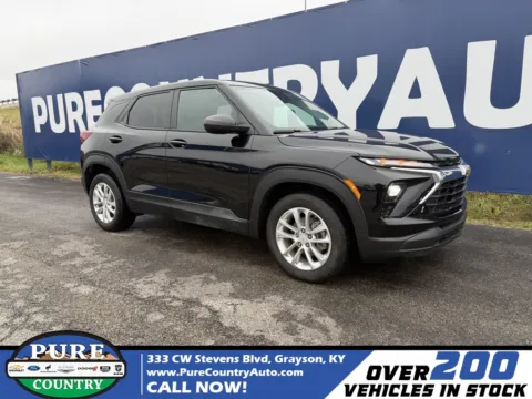 Black 2024 Chevrolet TrailBlazer LS for sale in Grayson, KY