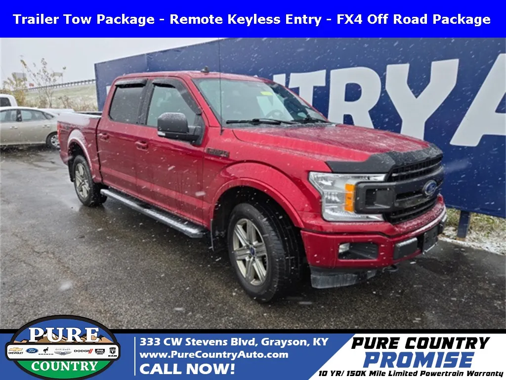 Red 2019 Ford F-150 XLT for sale in Grayson, KY