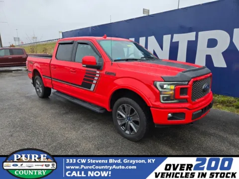 Red 2018 Ford F-150 Lariat for sale in Grayson, KY