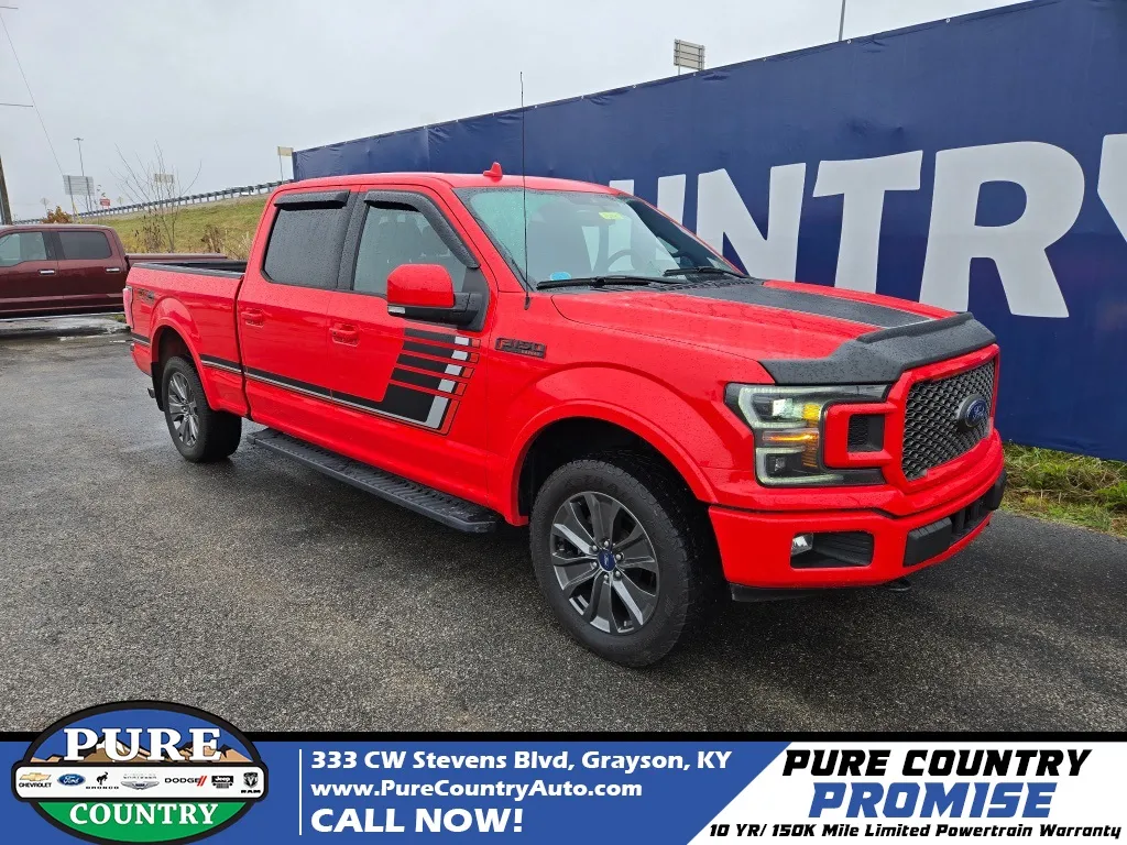 Red 2018 Ford F-150 Lariat for sale in Grayson, KY