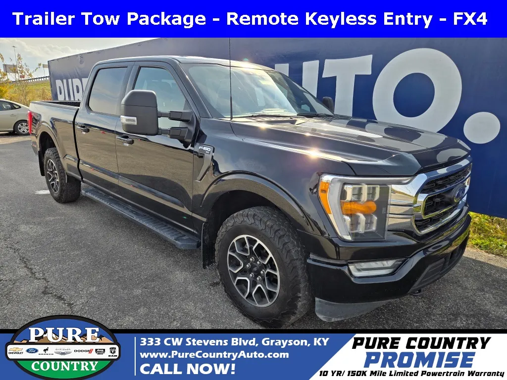 Black 2022 Ford F-150 XLT for sale in Grayson, KY