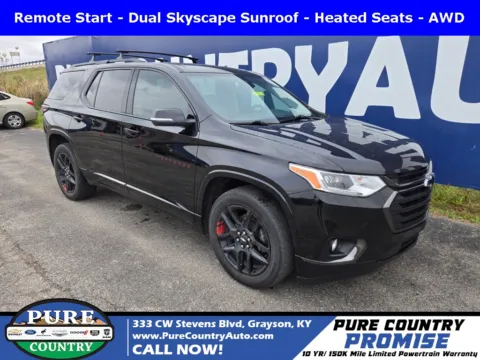 Black 2019 Chevrolet Traverse Premier for sale in Grayson, KY