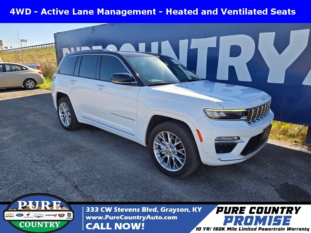 White 2023 Jeep Grand Cherokee Summit for sale in Grayson, KY