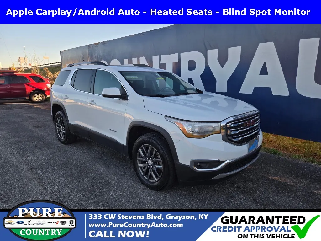 White 2019 GMC Acadia SLT-1 for sale in Grayson, KY