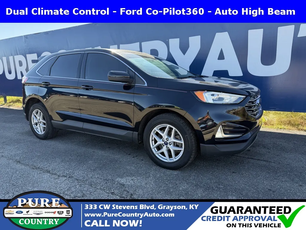 Black 2021 Ford Edge SEL for sale in Grayson, KY
