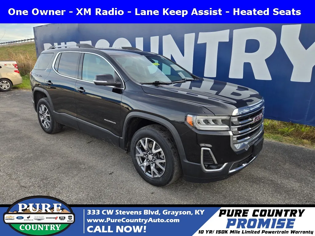 Black 2022 GMC Acadia SLT for sale in Grayson, KY