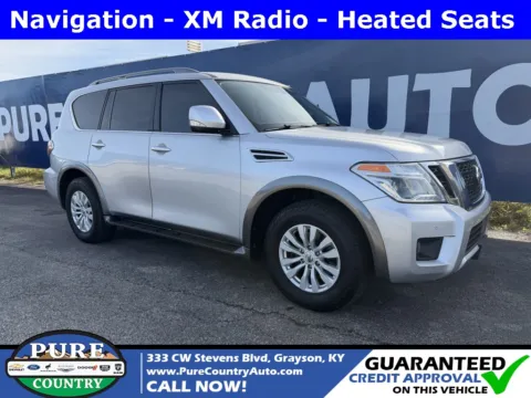 Silver 2018 Nissan Armada SV for sale in Grayson, KY