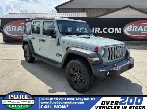 Gray 2023 Jeep Wrangler Sport for sale in Grayson, KY