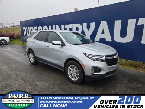 Silver 2022 Chevrolet Equinox LT for sale in Grayson, KY